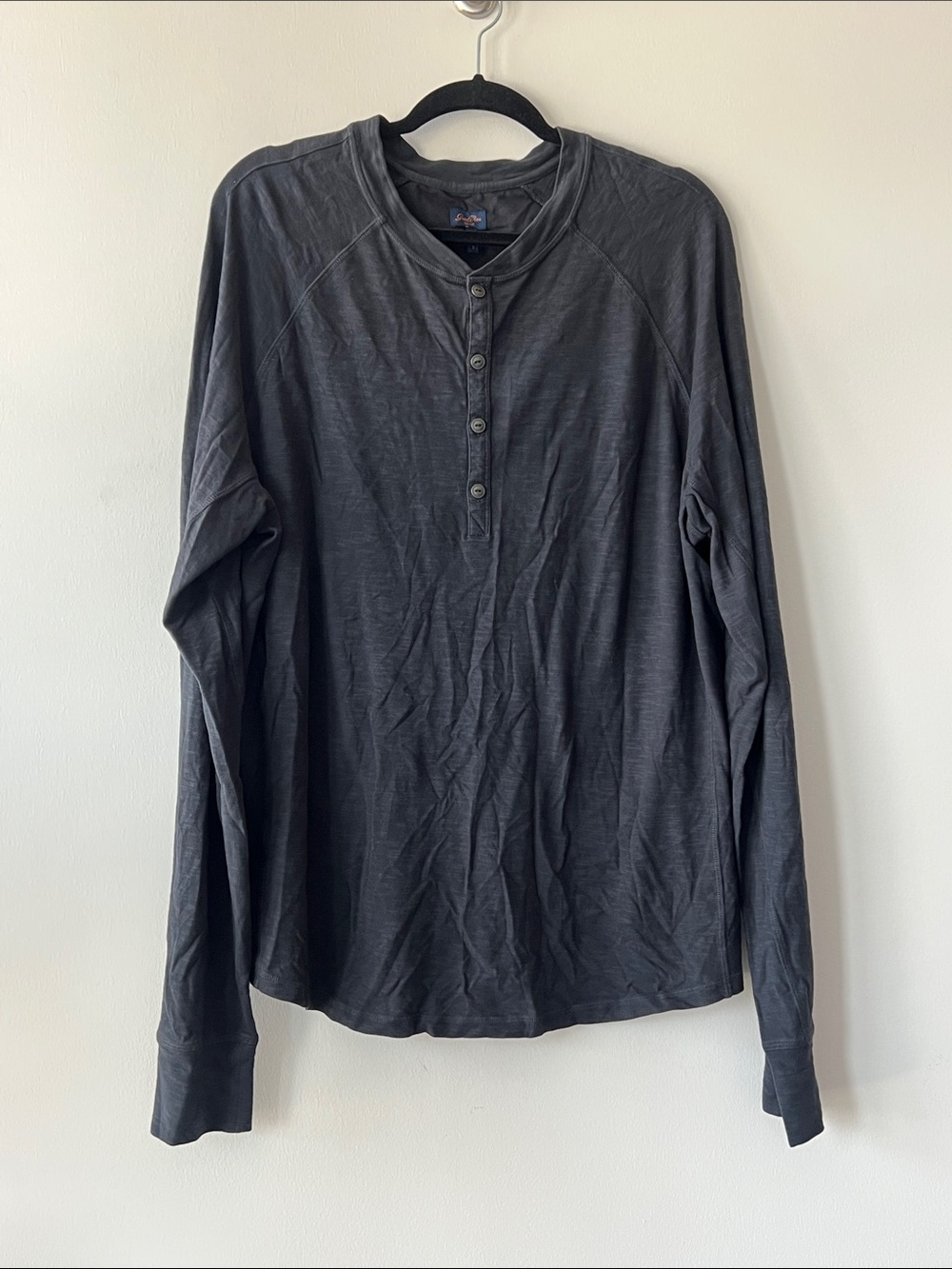 Good Man Brand Charcoal Gray Henley Long-Sleeve Shirt